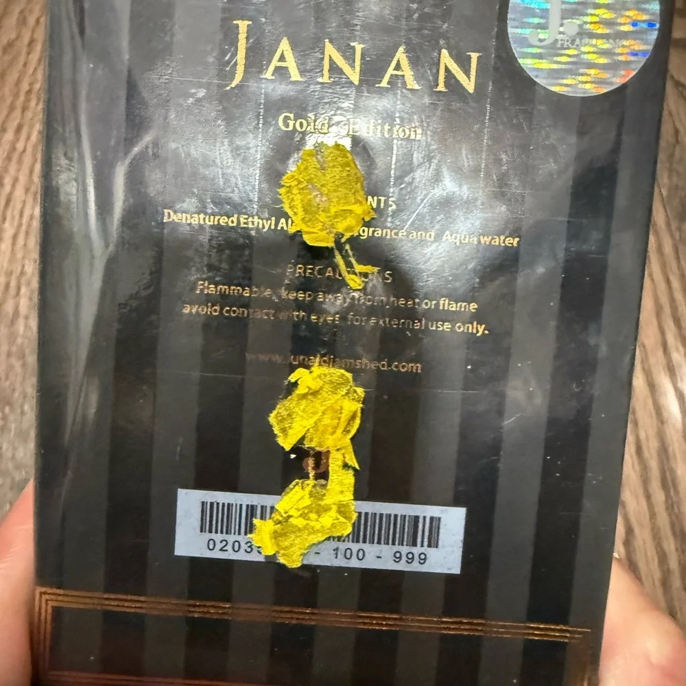 NWT Janan Gold Edition by Junaid Jamshed J. Fragrance for men.
